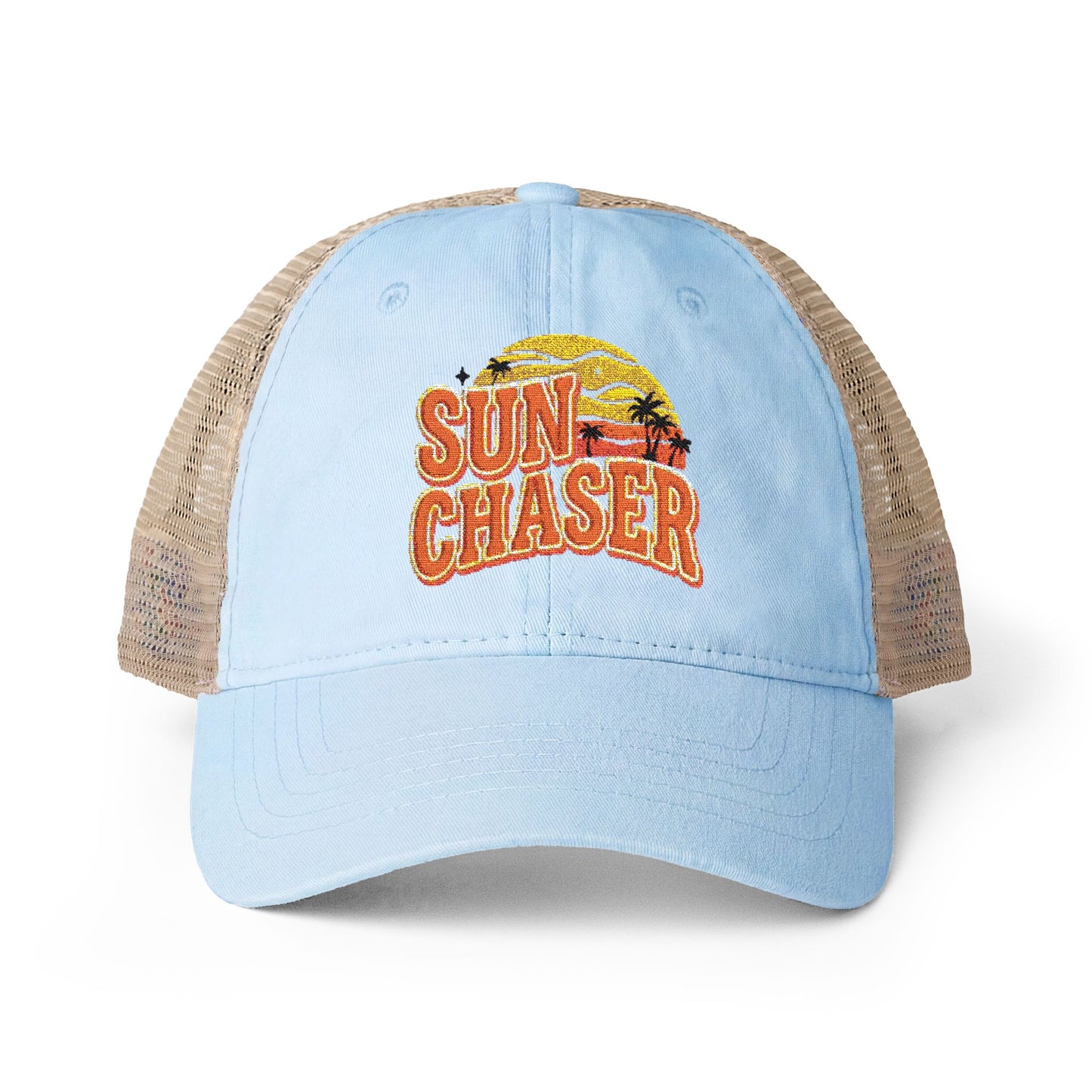 Sun Chaser Women's Washed Mesh-Back Cap