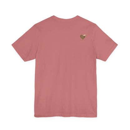 Wild at Heart Leopard Heart T-Shirt — Floral Graphic Tee