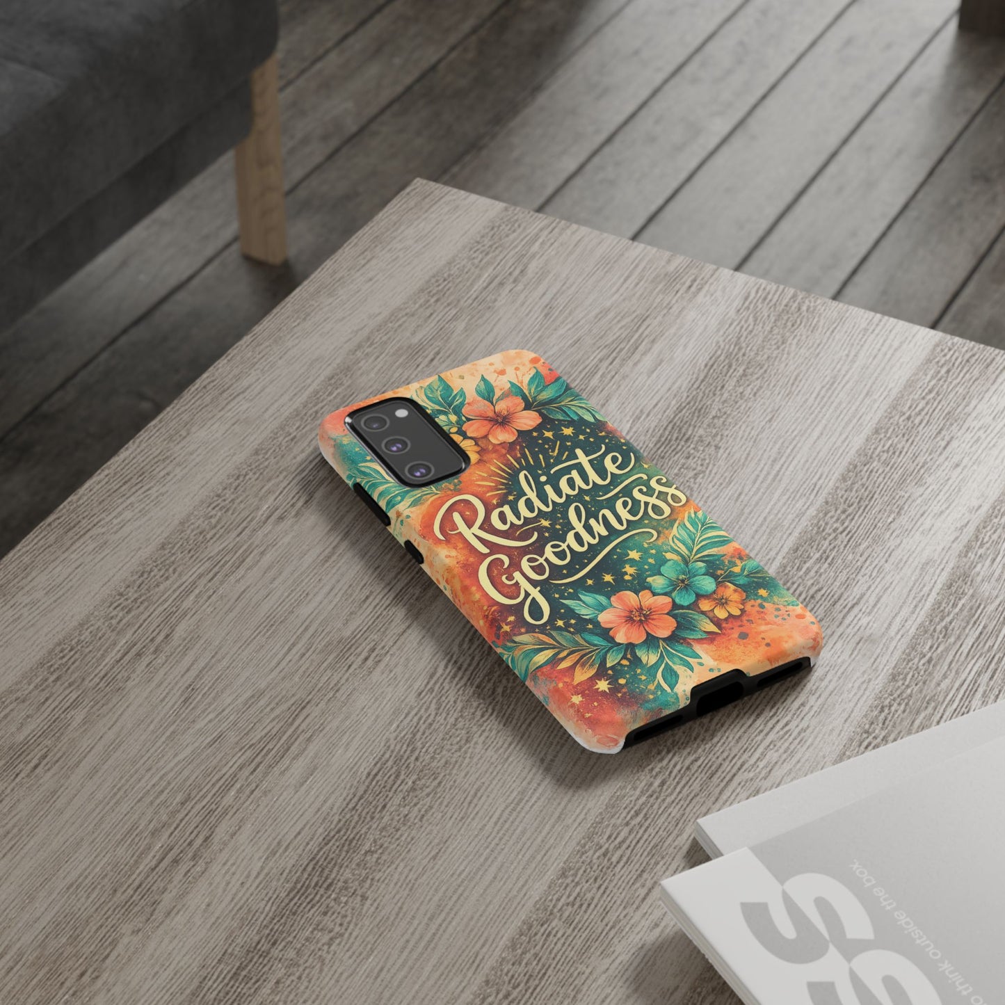 Radiate Goodness Floral Phone Case — Protective Tough Case