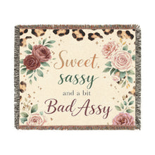 Sweet Sassy & a Bit Bad Assy Woven Blanket
