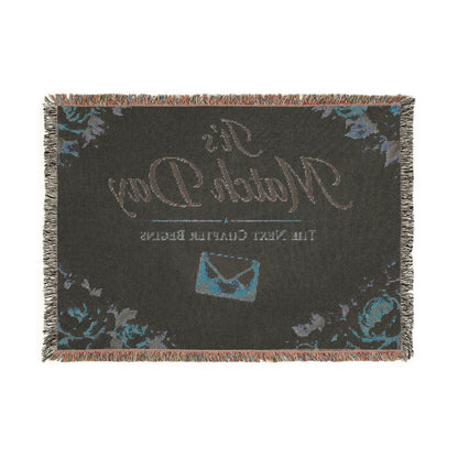 It's Match Day Woven Blanket — 'The Next Chapter Begins' Cozy Throw for Match Day Celebrations