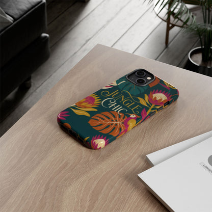 Jungle Chic Phone Case – Tropical Floral Protective Cover