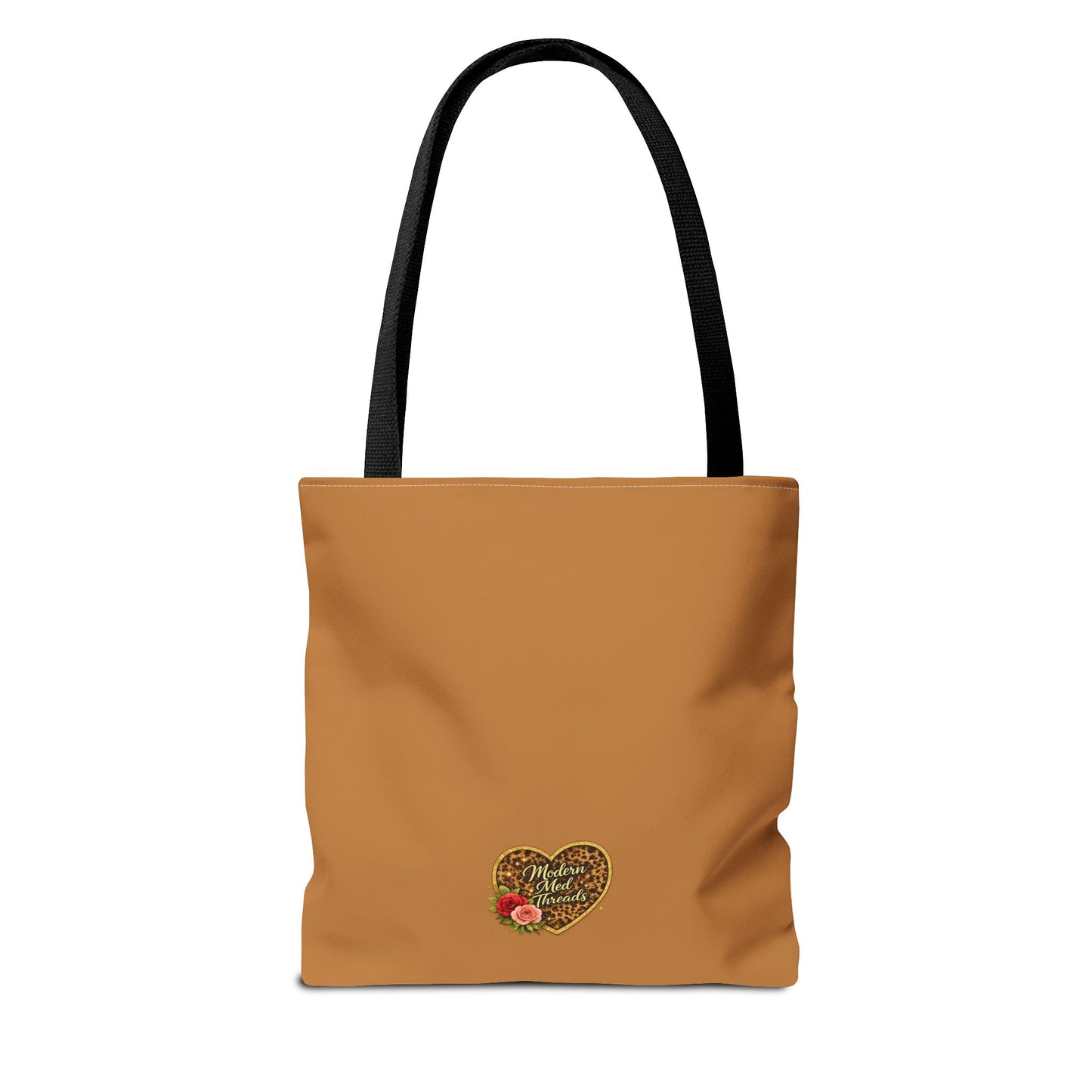 Wild Heart Leopard Rose Tote Bag – Floral Animal Print Shopper