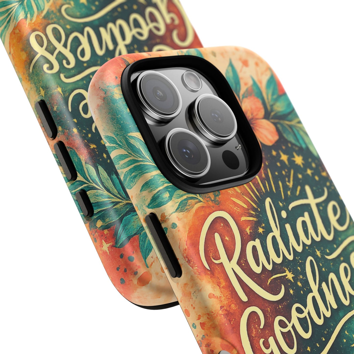 Radiate Goodness Floral Phone Case — Protective Tough Case
