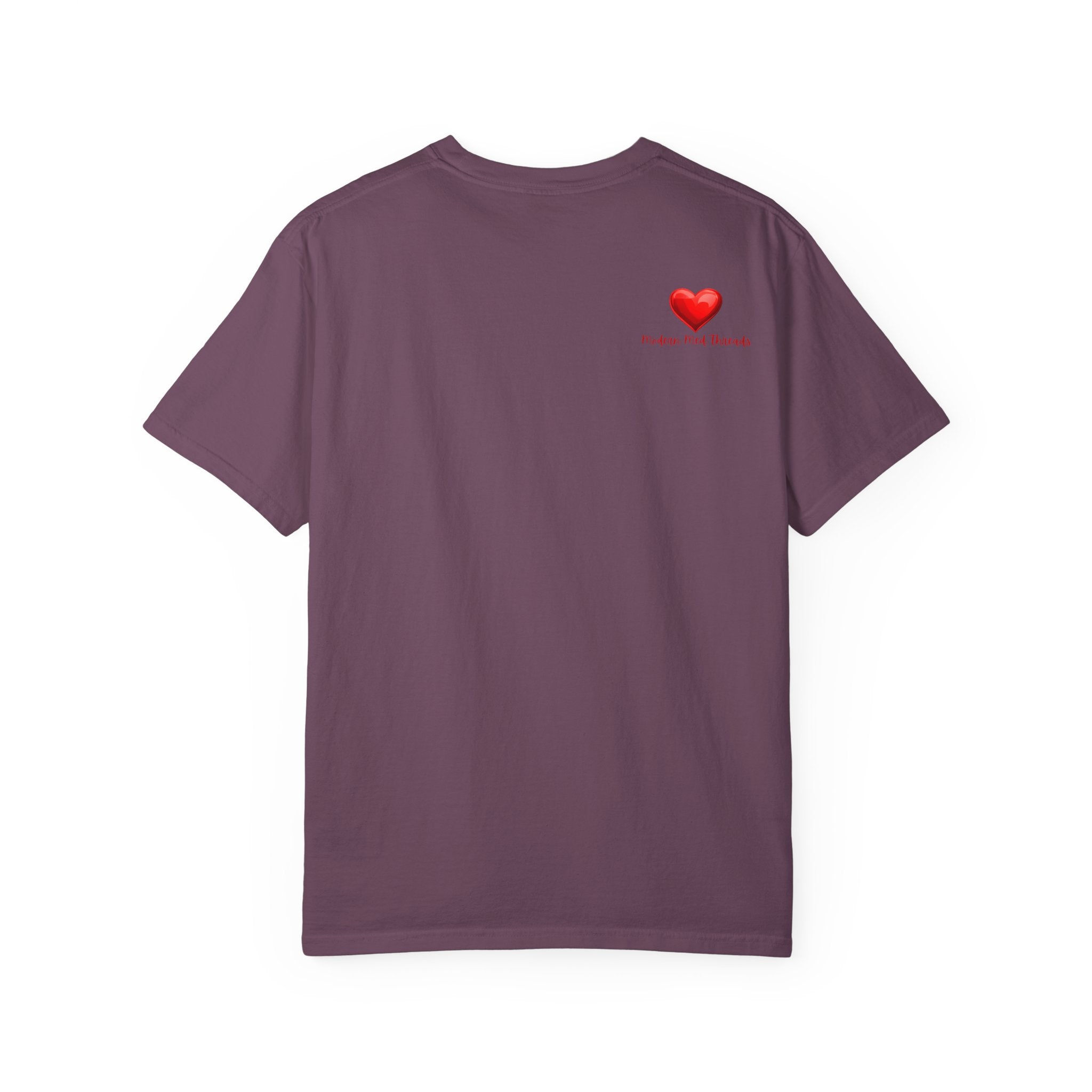 Valentine; Love Is the Strongest Medicine Heart Graphic T-Shirt — Healthcare Valentine Tee