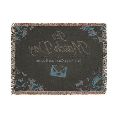 It's Match Day Woven Blanket — 'The Next Chapter Begins' Cozy Throw for Match Day Celebrations