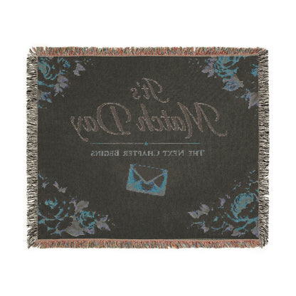 It's Match Day Woven Blanket — 'The Next Chapter Begins' Cozy Throw for Match Day Celebrations