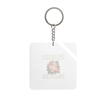 "Fresh Bloom" Floral Keyring