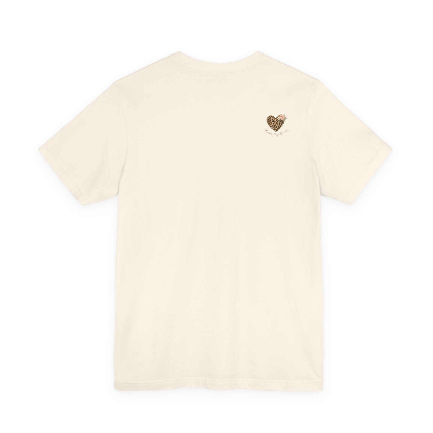 Wild at Heart Leopard Heart T-Shirt — Floral Graphic Tee