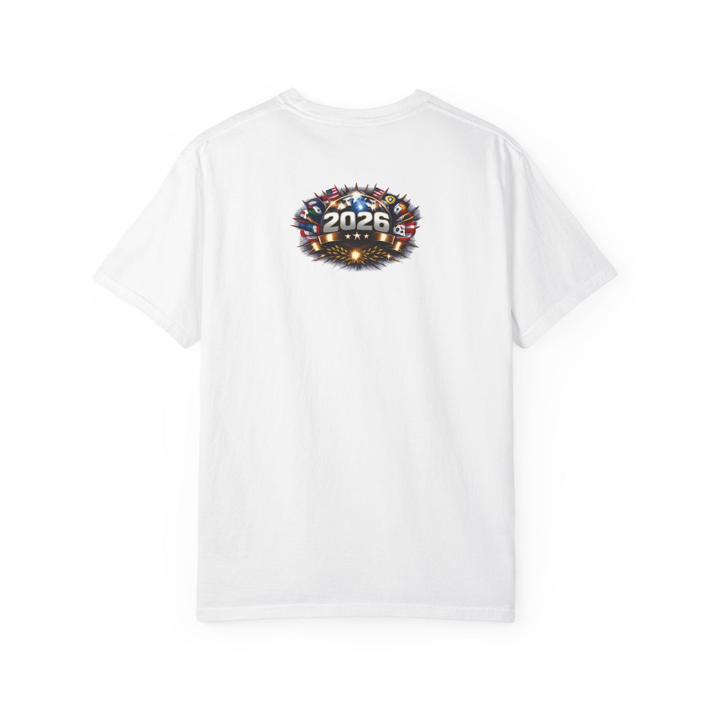 The Beautiful Game 2026 Soccer T-Shirt — United by Passion, International Flags Design