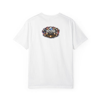 The Beautiful Game 2026 Soccer T-Shirt — United by Passion, International Flags Design