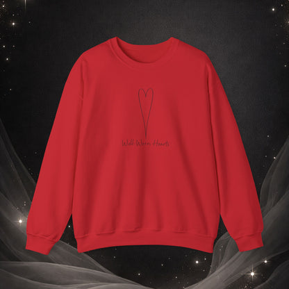 Well Worn Hearts Minimal Heart Crewneck Sweatshirt