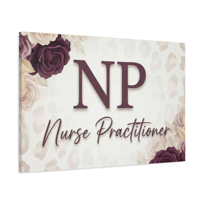 Nurse Practitioner NP Decorative Stretched Canvas Wall Art