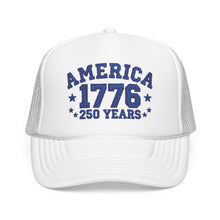 America 1776 250 Years Trucker Hat – Patriotic Vintage Foam Cap for Independence Day