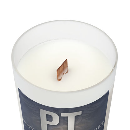 Physical Therapist PT Frosted Glass Candle — Strength & Motion 11oz