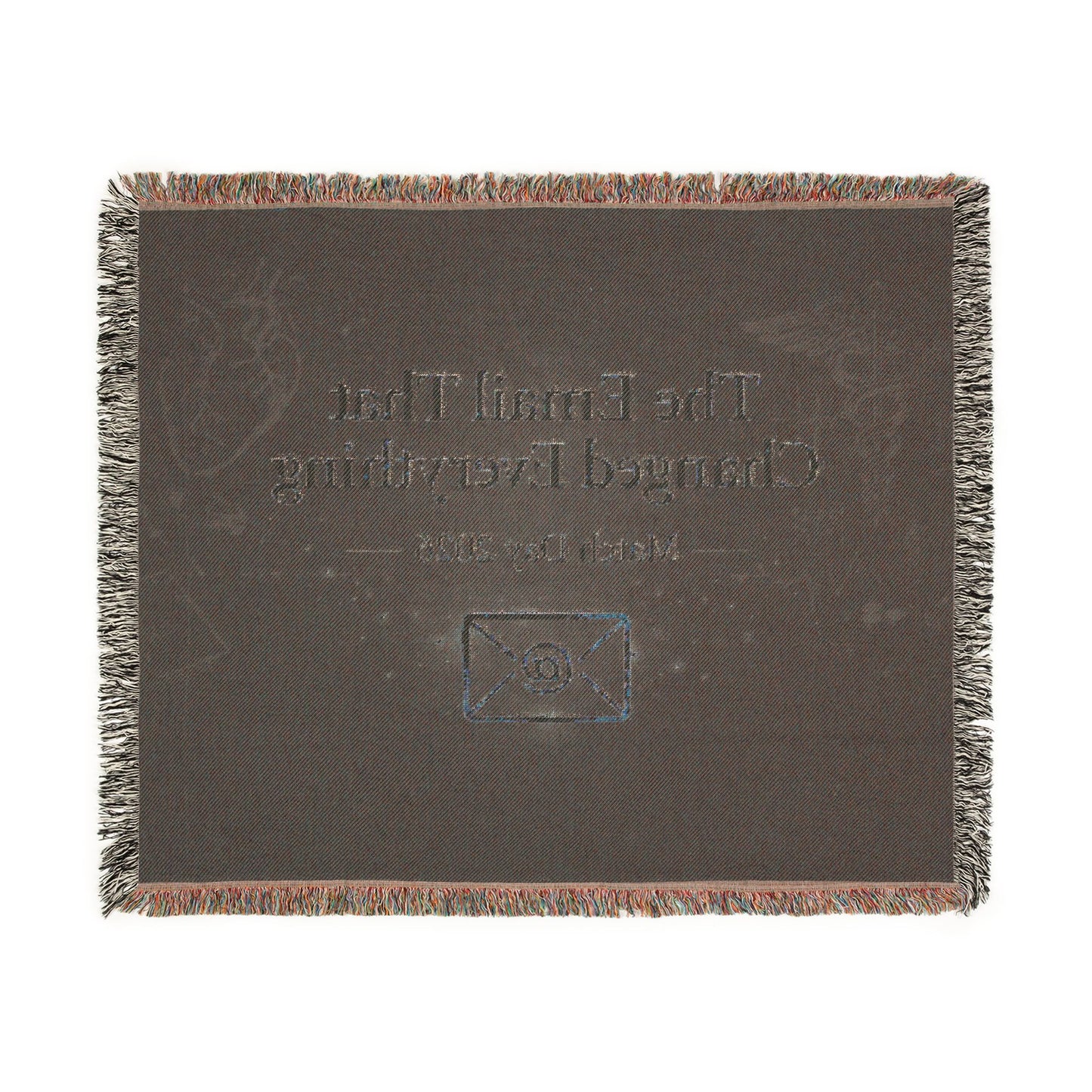 Woven Blanket — "The Email That Changed Everything" Personalized Throw (Match Day 2016)