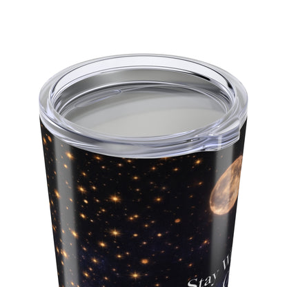 Moon Child 20oz Tumbler — 'Stay Wild, Moon Child' Galaxy Insulated Travel Cup