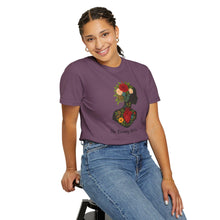 Floral Silhouette Garment-Dyed T-Shirt, The Beauty Within Quote