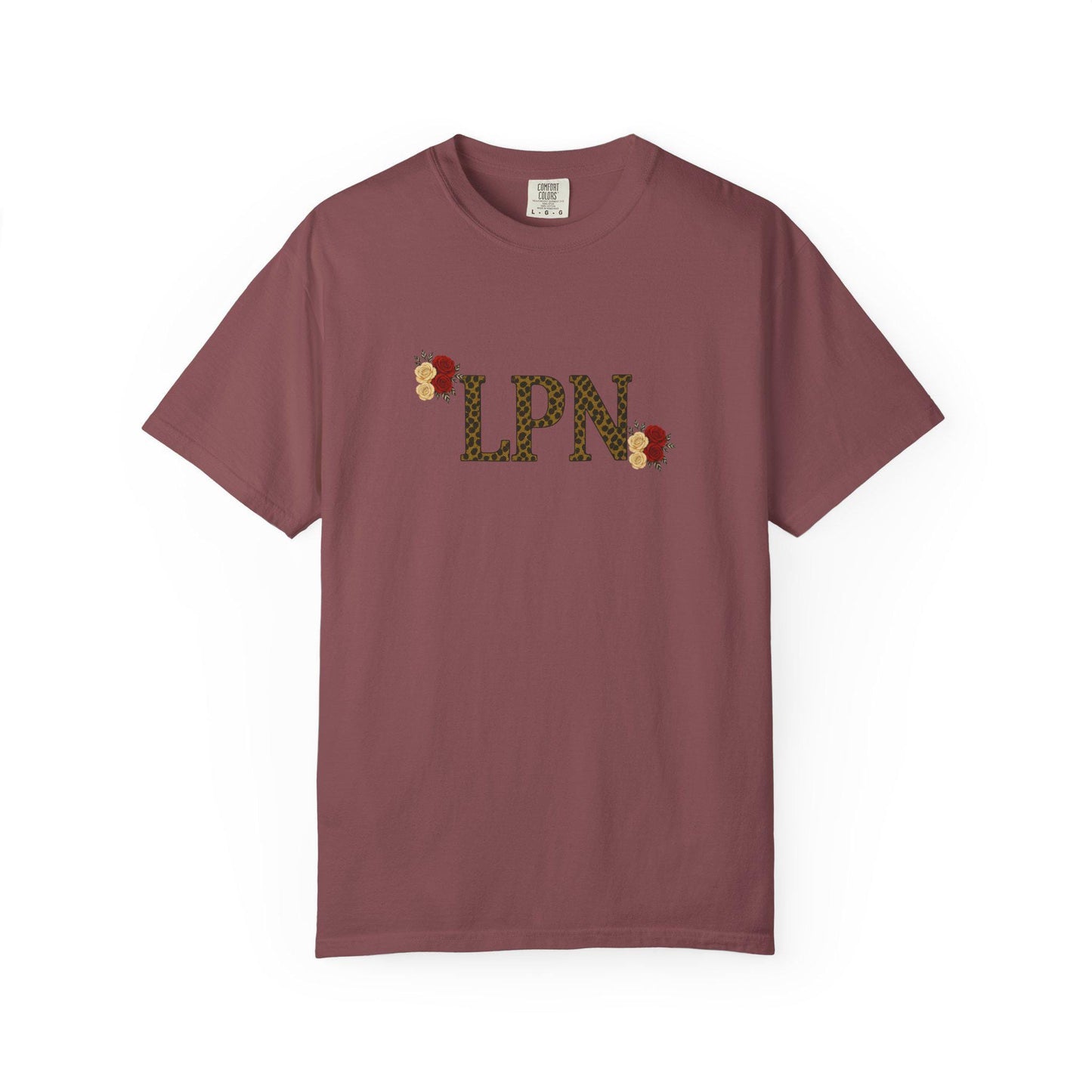 LPN Floral Unisex T-Shirt, Casual Tee, Gift for Friends, Minimalist Design, Everyday Wear