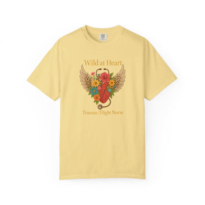 Flight Trauma Nurse T-Shirt, Wild at Heart, Aviation RN Gift