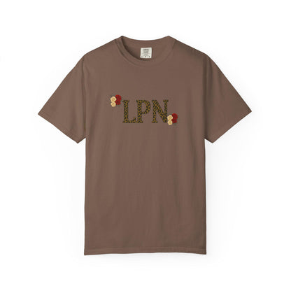 LPN Floral Unisex T-Shirt, Casual Tee, Gift for Friends, Minimalist Design, Everyday Wear
