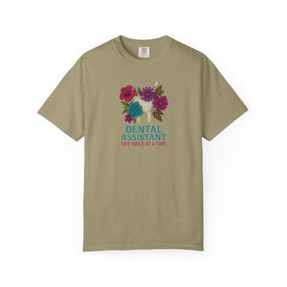 Dental Assistant Floral Tee, Dentist Gift Shirt, Medical Staff Attire, Healthcare Worker Top, Dentistry Student Clothing, Dental Hygienist