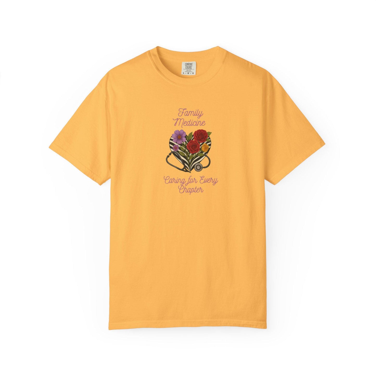 Floral Heart Family Medicine T-Shirt: Graphic Unisex Tee