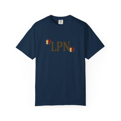 LPN Floral Unisex T-Shirt, Casual Tee, Gift for Friends, Minimalist Design, Everyday Wear