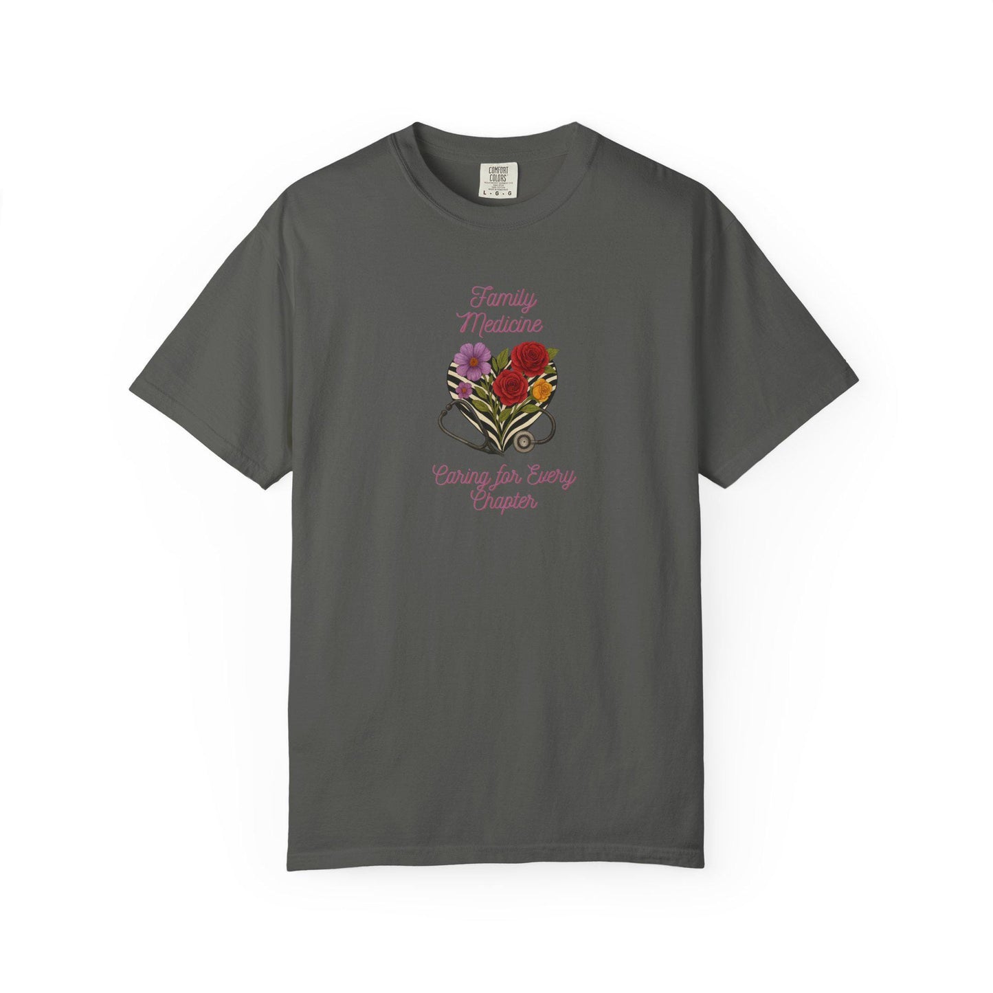 Floral Heart Family Medicine T-Shirt: Graphic Unisex Tee