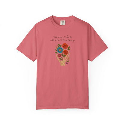 Floral Anatomy T-Shirt, Vintage Style Graphic Tee