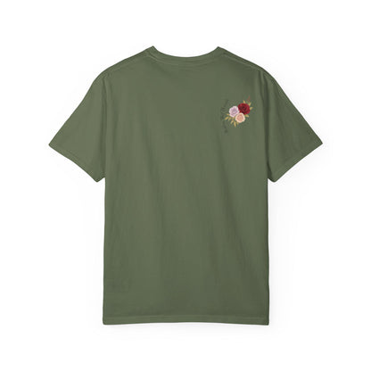 Floral Heart Graphic T-Shirt, Inspirational Unisex Tee