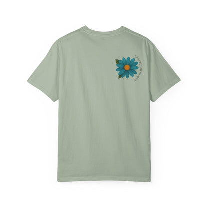 Boho Floral Microscope T-Shirt, Unisex Garden Tee
