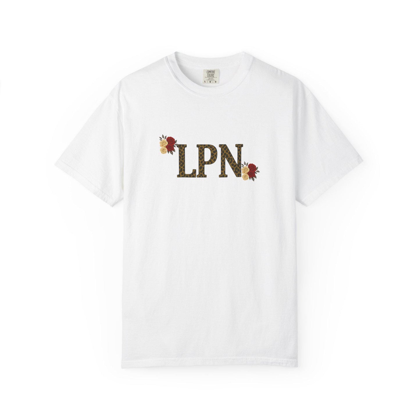 LPN Floral Unisex T-Shirt, Casual Tee, Gift for Friends, Minimalist Design, Everyday Wear