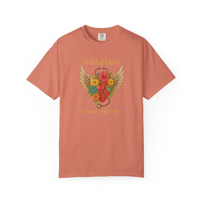 Flight Trauma Nurse T-Shirt, Wild at Heart, Aviation RN Gift
