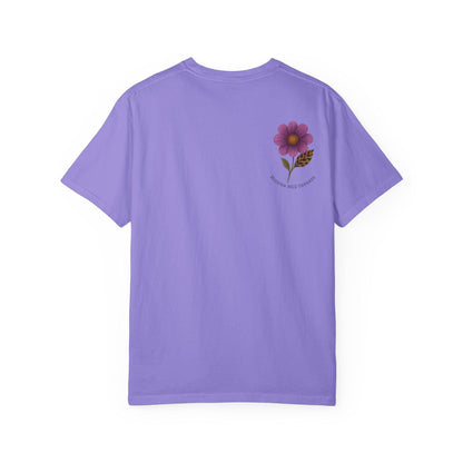 Nursing Floral T-Shirt, Unisex Garment-Dyed Tee for Nurses, Nursing Gifts, Healthcare Worker Apparel, Floral Design Top