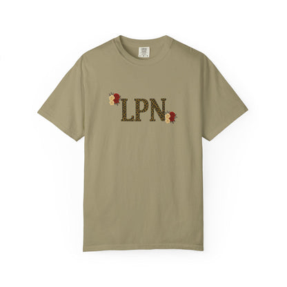 LPN Floral Unisex T-Shirt, Casual Tee, Gift for Friends, Minimalist Design, Everyday Wear