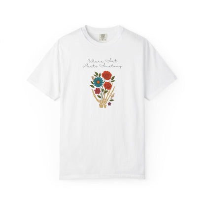 Floral Anatomy T-Shirt, Vintage Style Graphic Tee