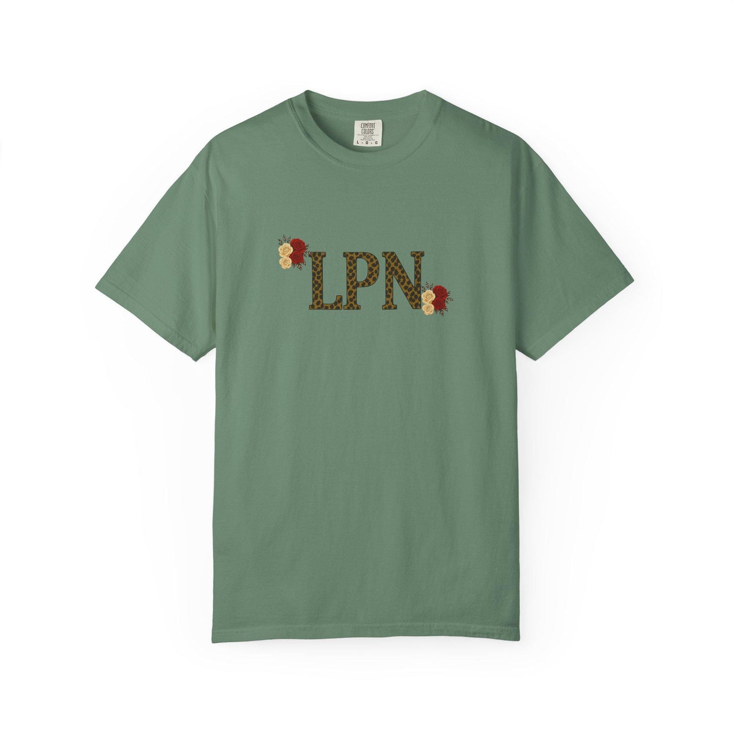 LPN Floral Unisex T-Shirt, Casual Tee, Gift for Friends, Minimalist Design, Everyday Wear