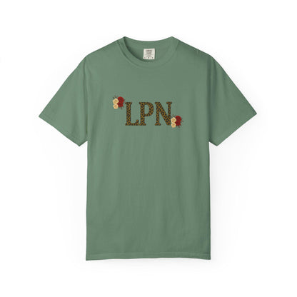 LPN Floral Unisex T-Shirt, Casual Tee, Gift for Friends, Minimalist Design, Everyday Wear