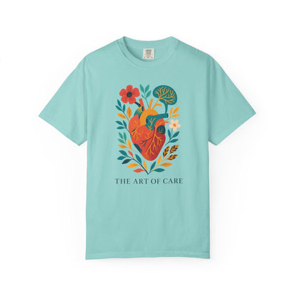 Floral Heart Graphic Tee, Art of Care Design, Unisex T-Shirt