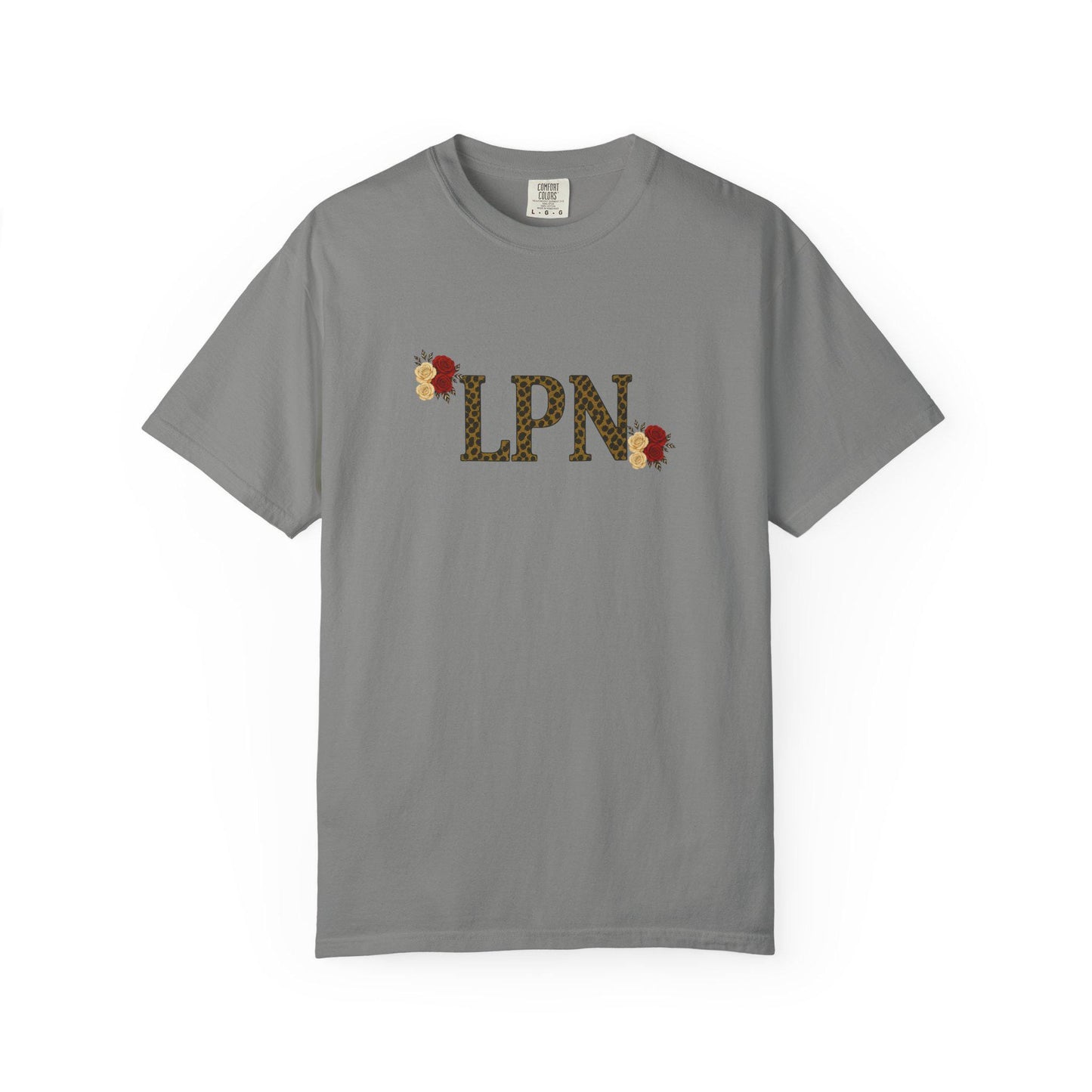 LPN Floral Unisex T-Shirt, Casual Tee, Gift for Friends, Minimalist Design, Everyday Wear
