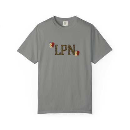 LPN Floral Unisex T-Shirt, Casual Tee, Gift for Friends, Minimalist Design, Everyday Wear