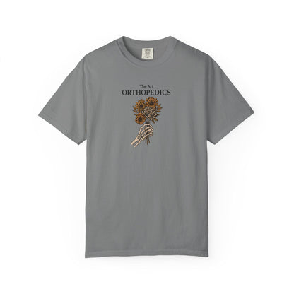 Garment-Dyed T-Shirt, Orthopedics Floral Design, Medical Gift