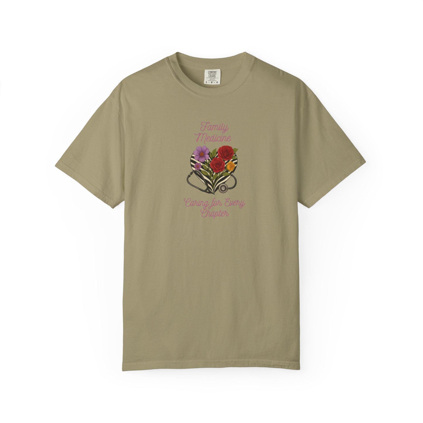 Floral Heart Family Medicine T-Shirt: Graphic Unisex Tee