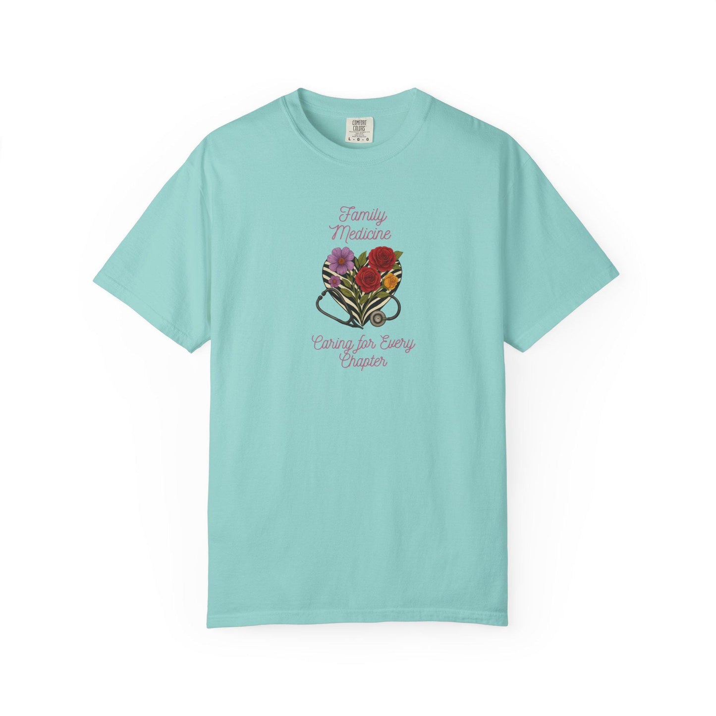 Floral Heart Family Medicine T-Shirt: Graphic Unisex Tee