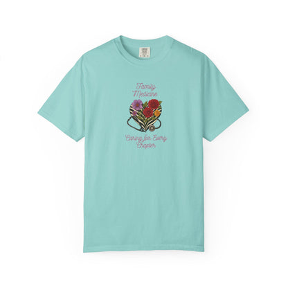 Floral Heart Family Medicine T-Shirt: Graphic Unisex Tee