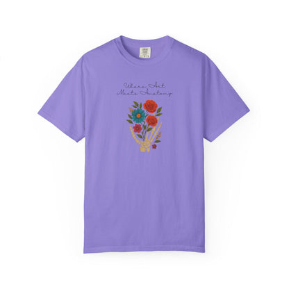 Floral Anatomy T-Shirt, Vintage Style Graphic Tee