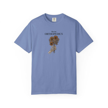 Garment-Dyed T-Shirt, Orthopedics Floral Design, Medical Gift