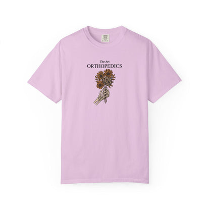 Garment-Dyed T-Shirt, Orthopedics Floral Design, Medical Gift