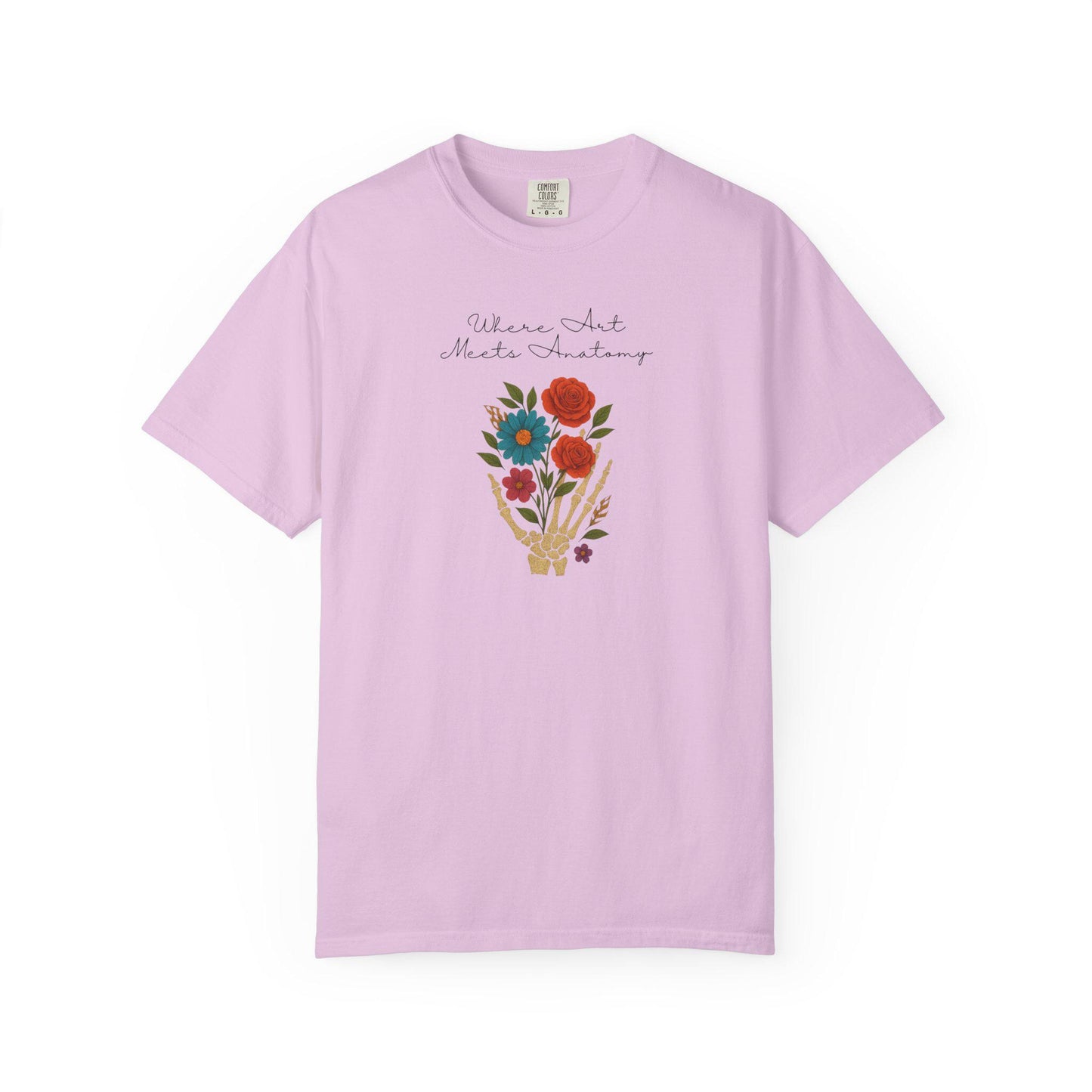 Floral Anatomy T-Shirt, Vintage Style Graphic Tee